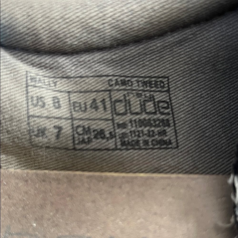 Hey Dude Men's Size 8/Women’s size 10 Camo Tweed - Picture 2 of 4